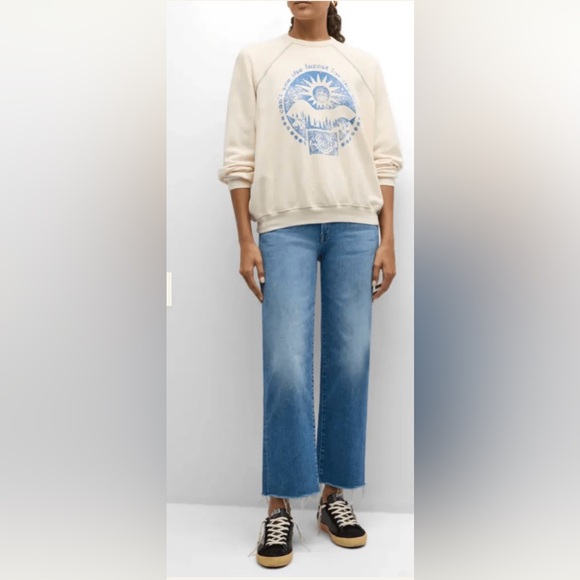 MOTHER The Mid Rise Rambler Zip Ankle Fray, size 25 - Picture 3 of 7